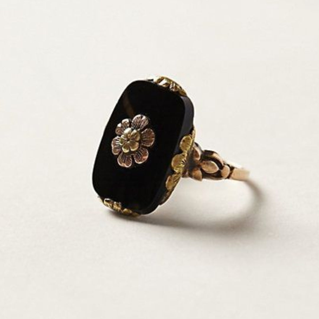 Anillo Negro Vintage