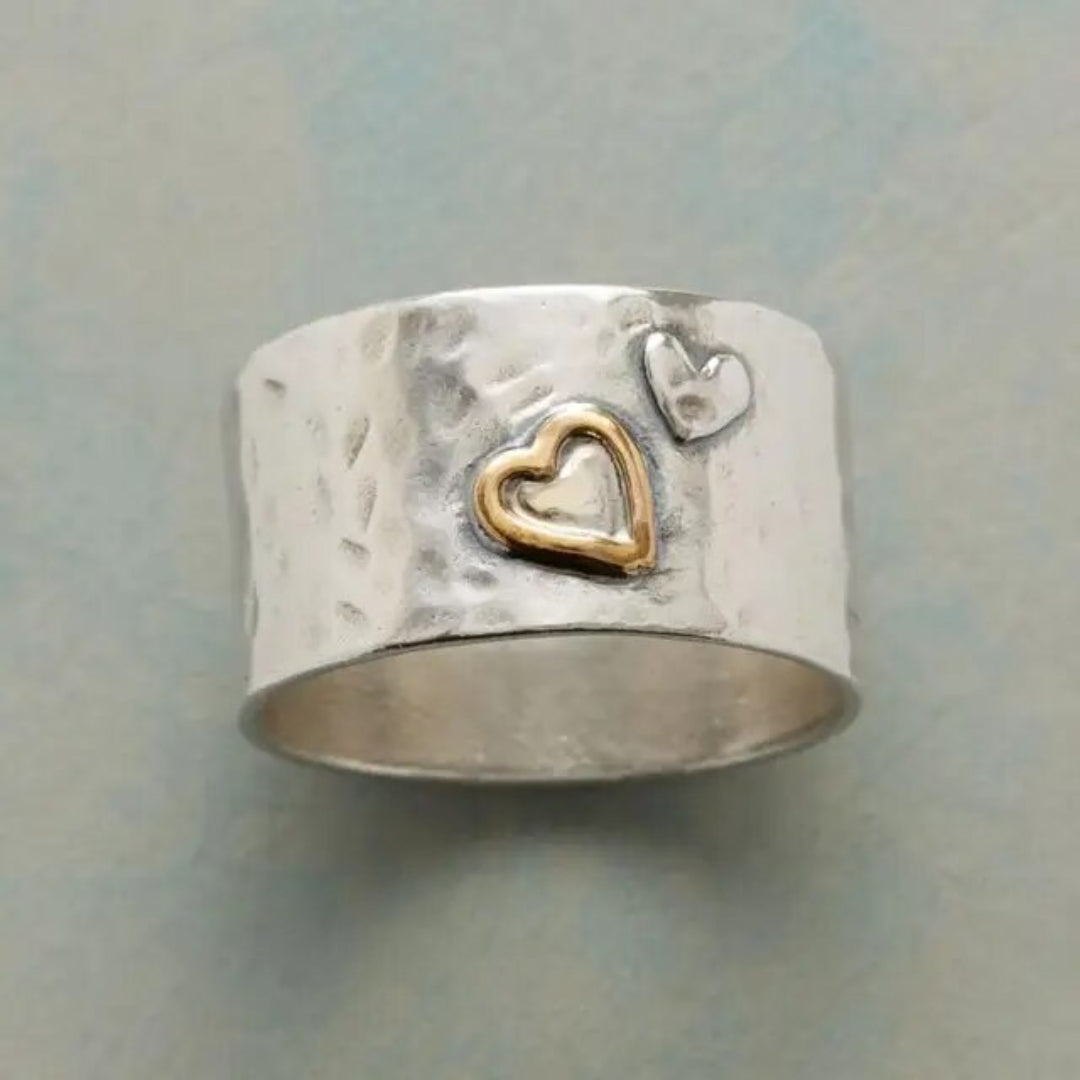 Anillo Amor en Plata Vintage