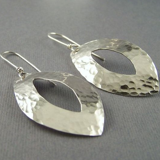 Aretes Plata Huecos Vintage