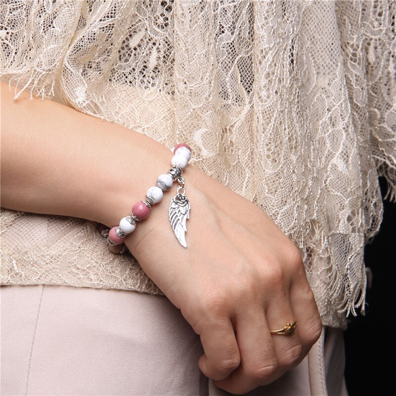 Pulsera Alas de Ángel de Cristal