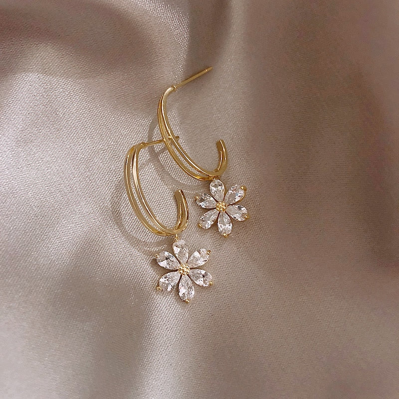 Pendientes de Cristal Daisy