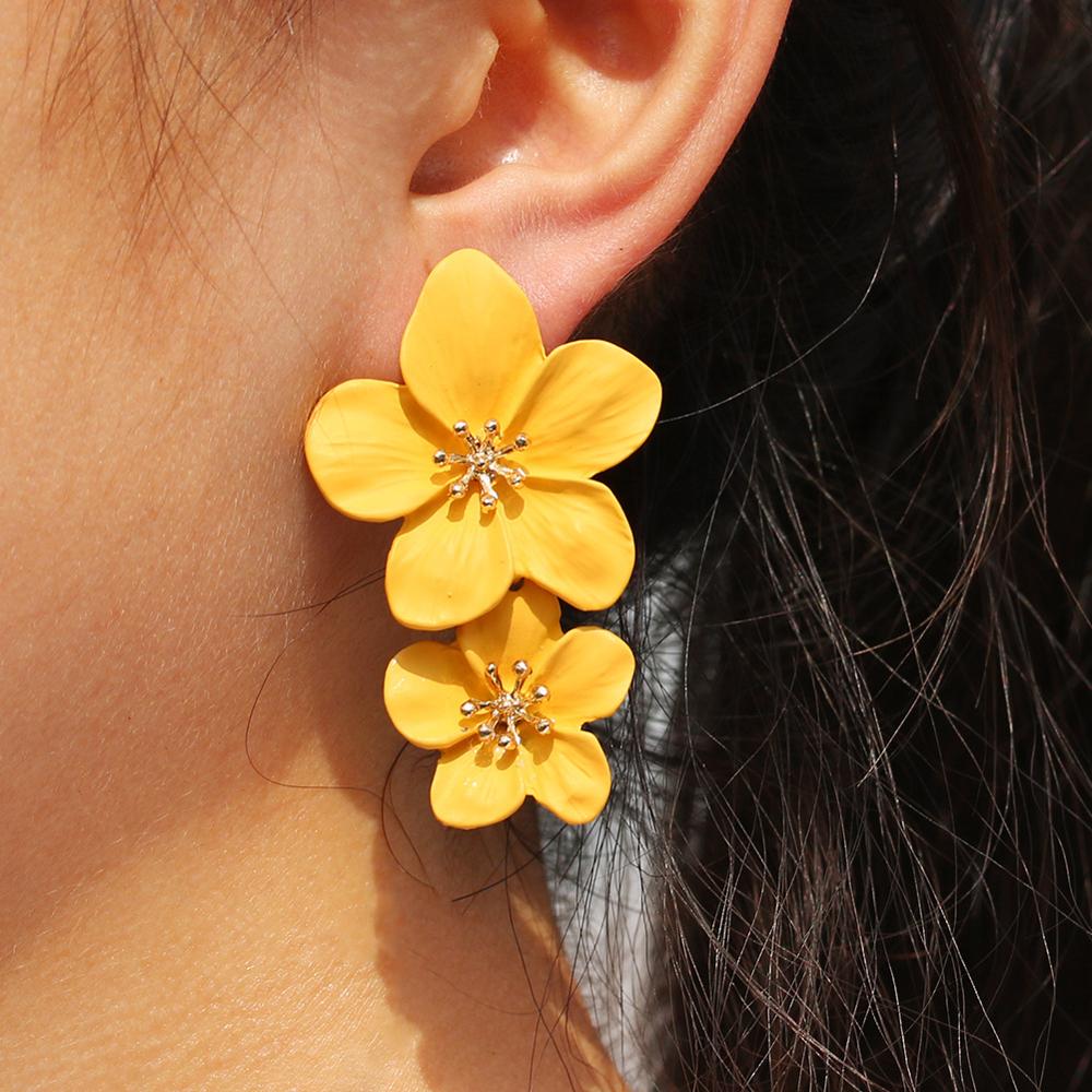 Pendientes con doble Flor Silvestre