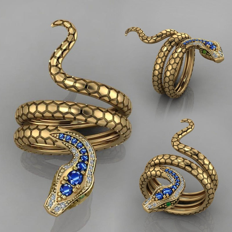 Anillo de Serpiente en Oro