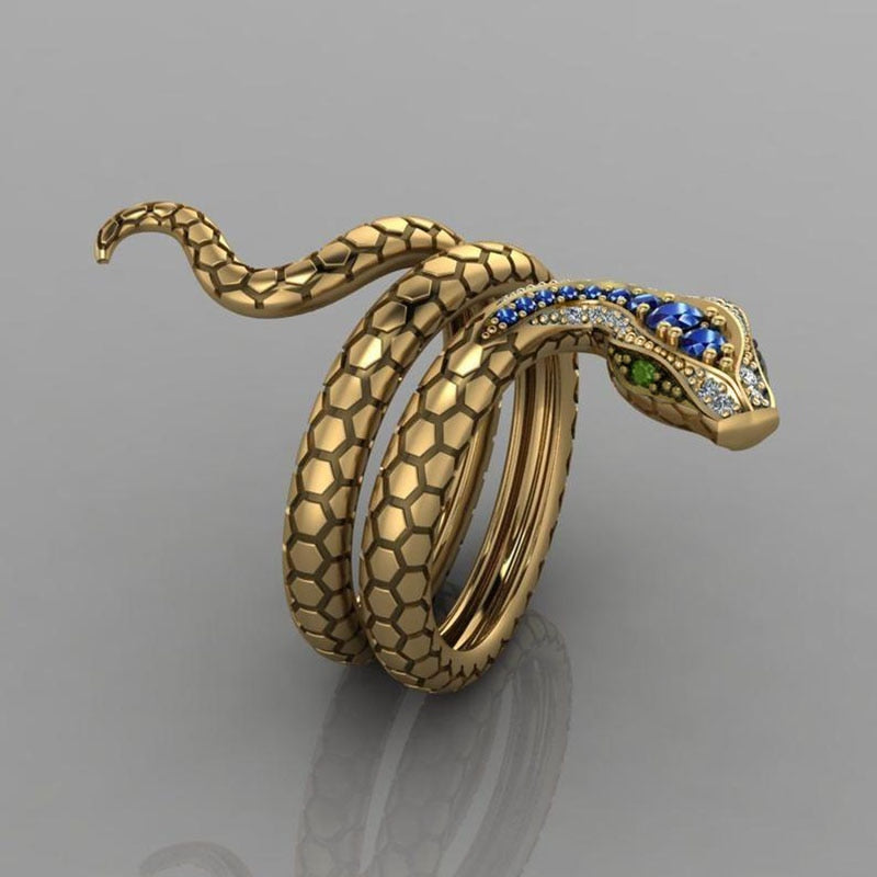 Anillo de Serpiente en Oro