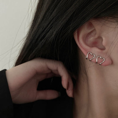 Aretes de Clip en Plata