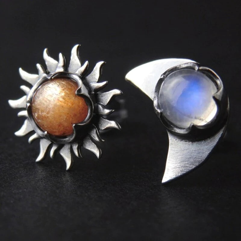 Pendientes Sol y Luna